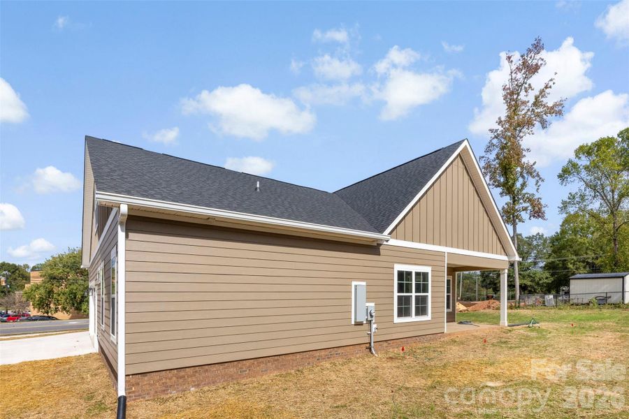 Exterior details and patio area of a home in , Kings Mountain (Image 3). Exterior details and patio area of a home in , Kings Mountain (Image 3).