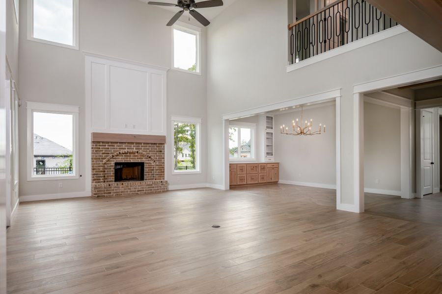 Representative unfurnished interior of a home built from the The Stella by Reece Homes in Traditions, Bryan (Image 25).