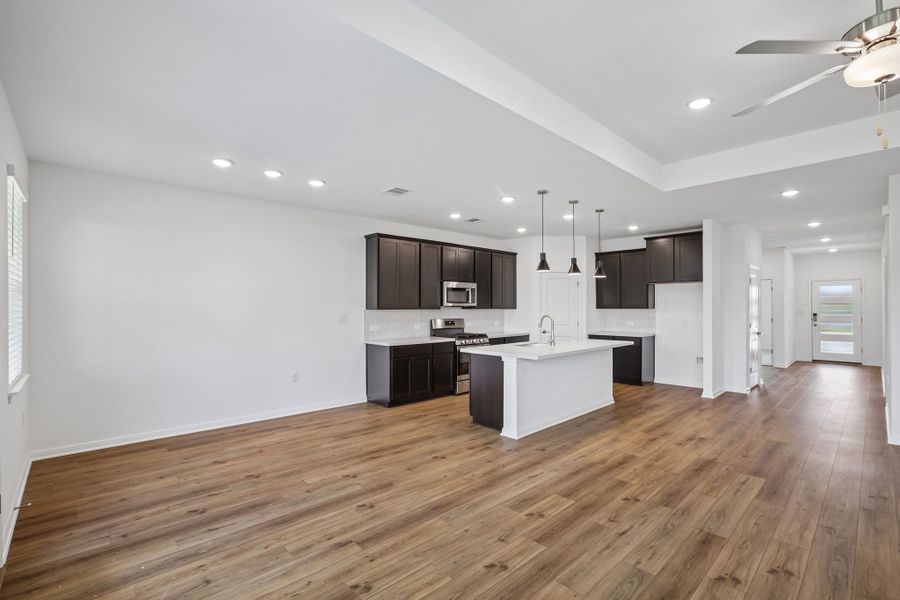 Furnished interior view inside a new home in Lisso, Pflugerville (Image 7).