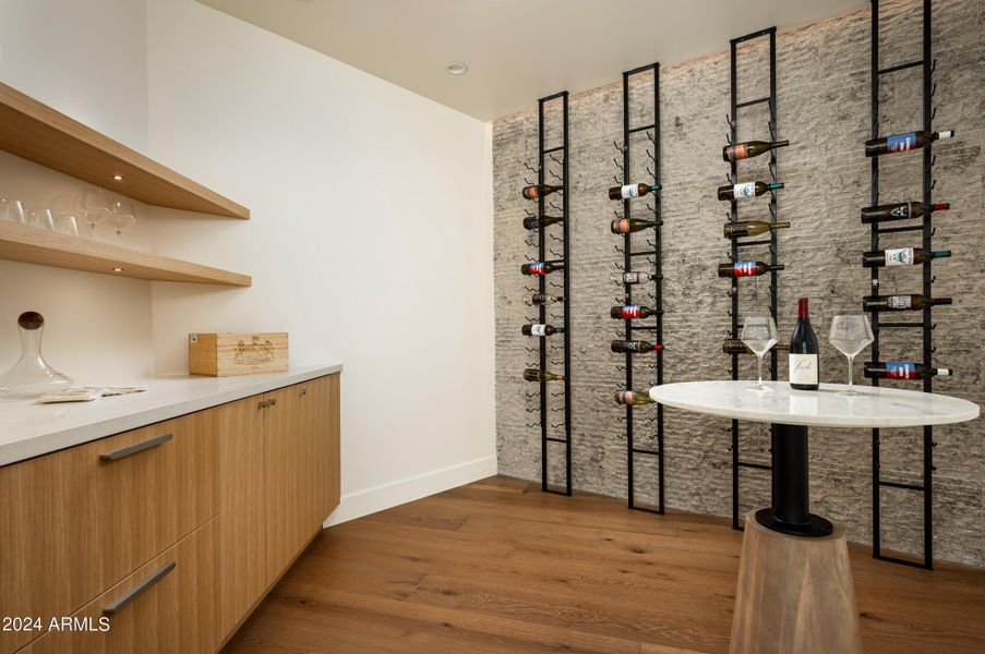 Temp controlled wine room