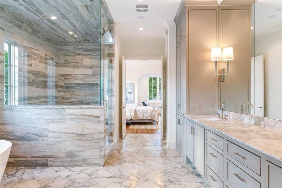 Furnished interior view inside a new home in , University Park (Image 16). Furnished interior view inside a new home in , University Park (Image 16).