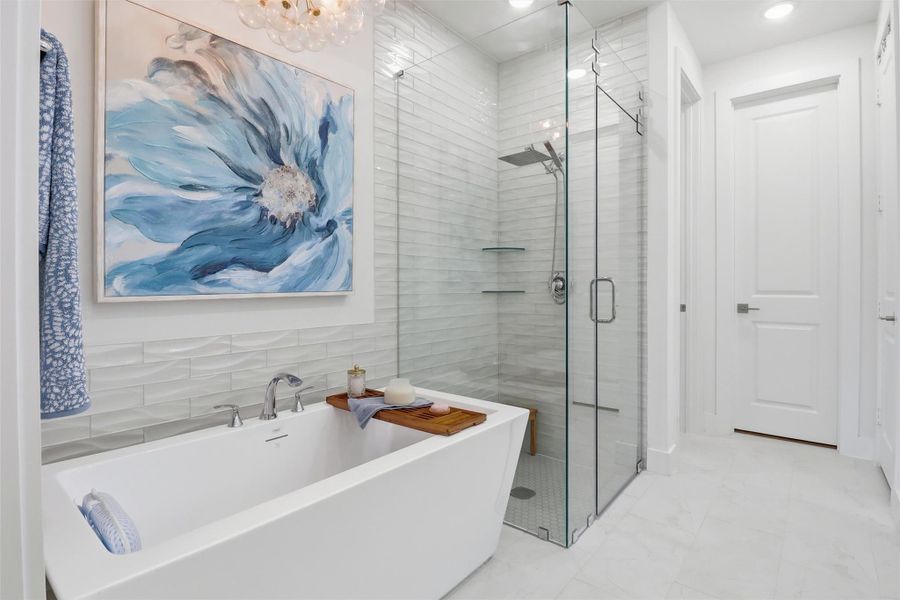 Furnished interior view inside a new home in , Brookshire (Image 13).