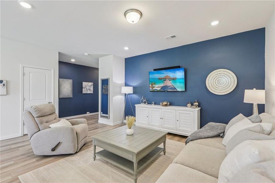 Furnished interior view inside a new home in Ellison Square, Sugar Hill (Image 7).