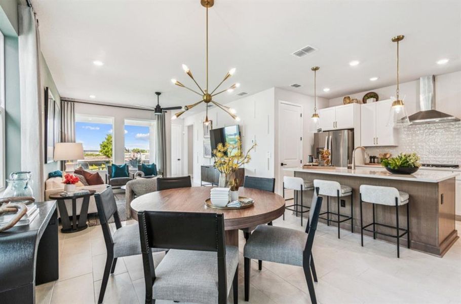 Furnished interior view inside a new home in Gracewater at Sarasota, Sarasota (Image 5).