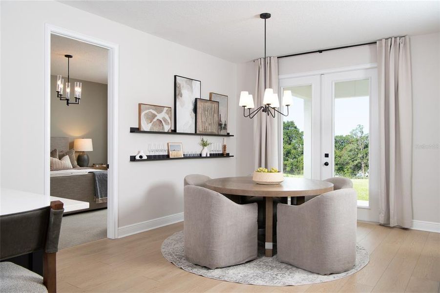 Furnished interior view inside a new home in Sunbrooke, St. Cloud (Image 6).
