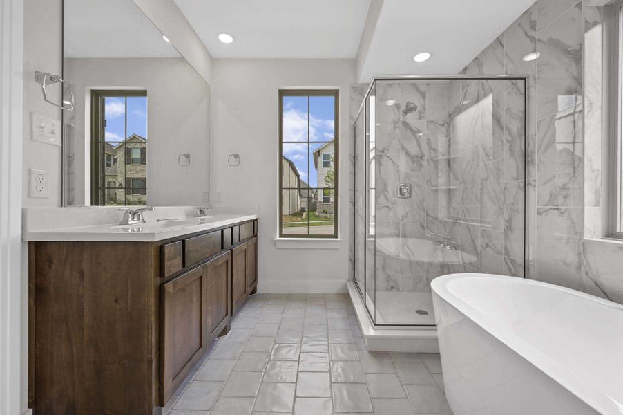 Representative Primary Bathroom - some options shown