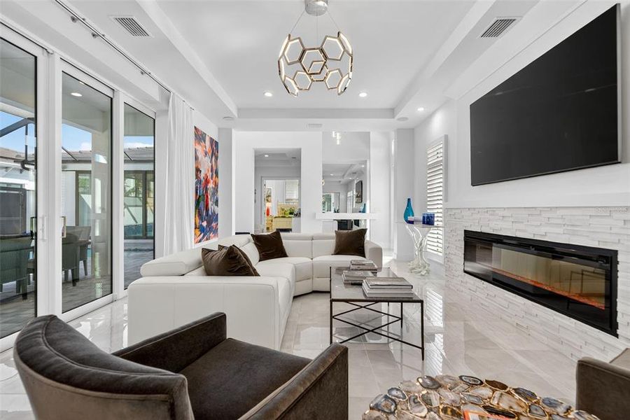 Furnished interior view inside a new home in Aqua Single Family Homes, Bradenton (Image 18).