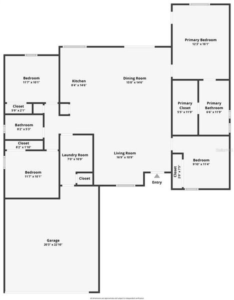 2D floor plan layout of this home in , Ocala, FL (Image 5).
