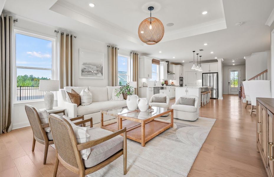 Representative furnished interior of a home built from the Mainstay by Del Webb in Del Webb Carolina Ridge, Midland (Image 6).