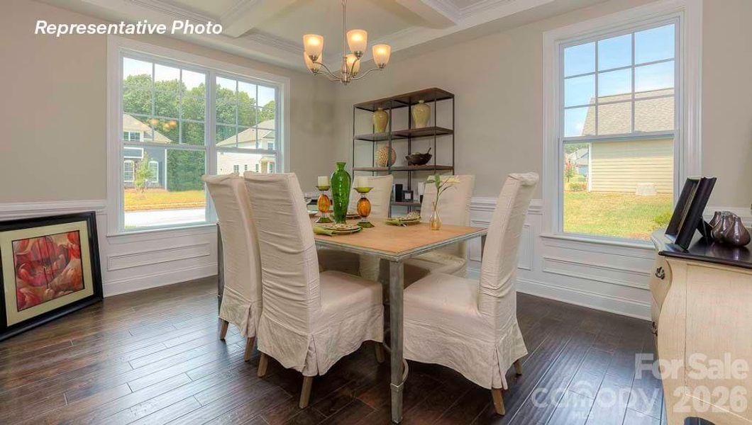Furnished interior view inside a new home in Sanctuary at Southgate, Indian Trail (Image 11).
