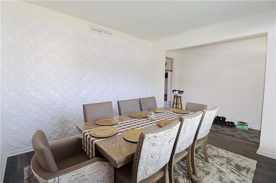 Furnished interior view inside a new home in , Atlanta (Image 30).