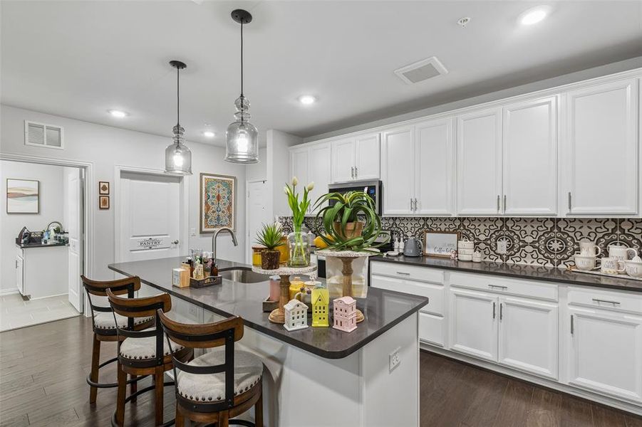Furnished interior view inside a new home in Gatherings® at Twin Creeks, Allen (Image 20).