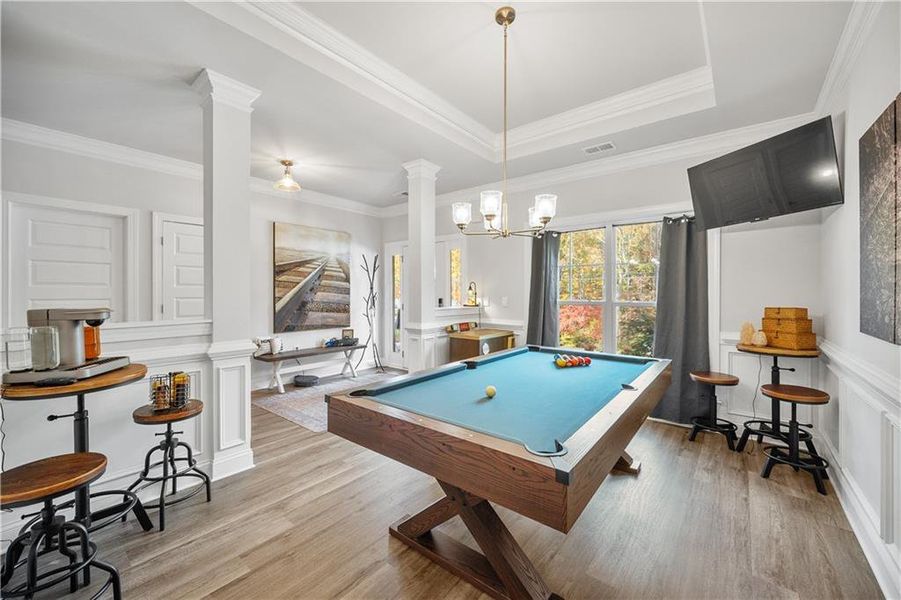 Furnished interior view inside a new home in Holiday Pines, Buford (Image 6).