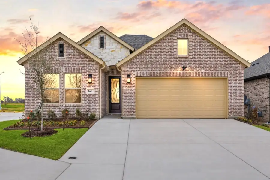 Representative exterior photo of a completed home built from the Milan by Ladera Texas in Ladera Little Elm, Little Elm, TX (Image 1). Representative exterior photo of a completed home built from the Milan by Ladera Texas in Ladera Little Elm, Little Elm, TX (Image 1).