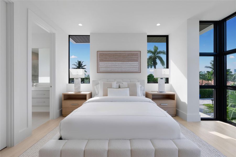 Furnished interior view inside a new home in , Fort Lauderdale (Image 35). Furnished interior view inside a new home in , Fort Lauderdale (Image 35).