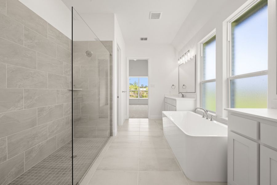 Furnished interior view inside a new home in Mockingbird Hills - Premiere Series, Joshua (Image 8).