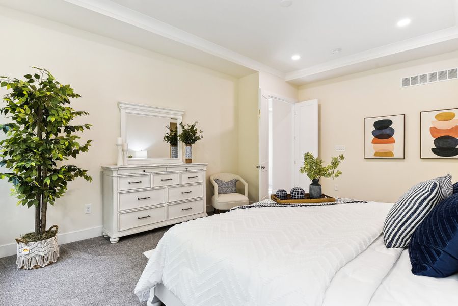 Representative furnished interior of a home built from the Lexington II by Caruso Homes in Rolling Meadows, Mooresville (Image 84).