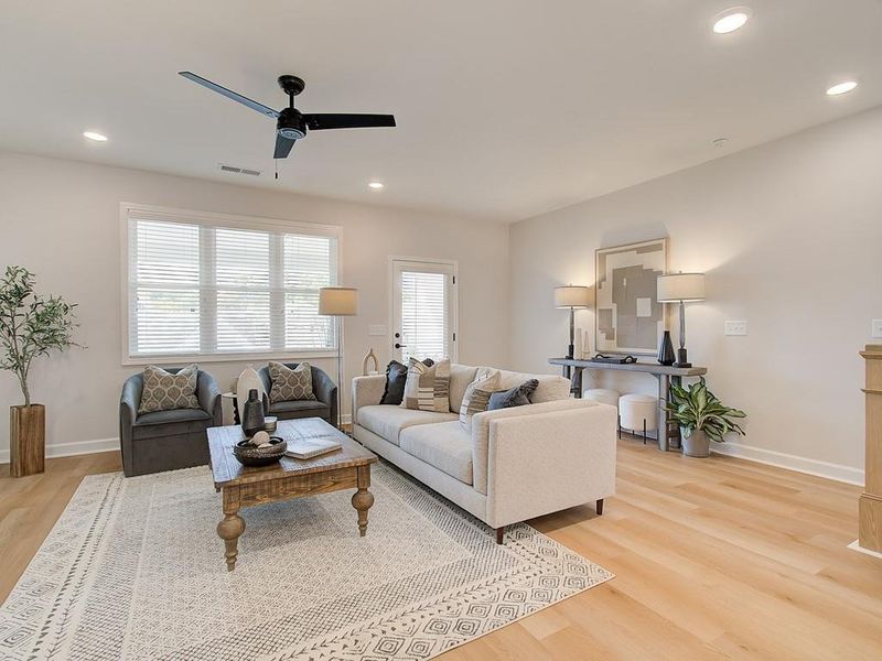 Furnished interior view inside a new home in Townes at South Main, Kennesaw (Image 14).