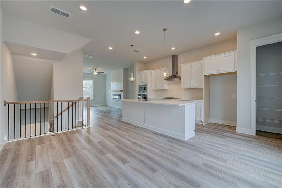 Furnished interior view inside a new home in Barrett Pointe, Kennesaw (Image 6).