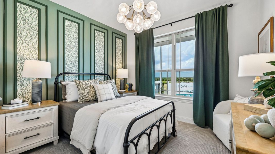 Representative furnished interior of a home built from the Oleander by DRB Homes in Newhaven, Manor (Image 9). Representative furnished interior of a home built from the Oleander by DRB Homes in Newhaven, Manor (Image 9).