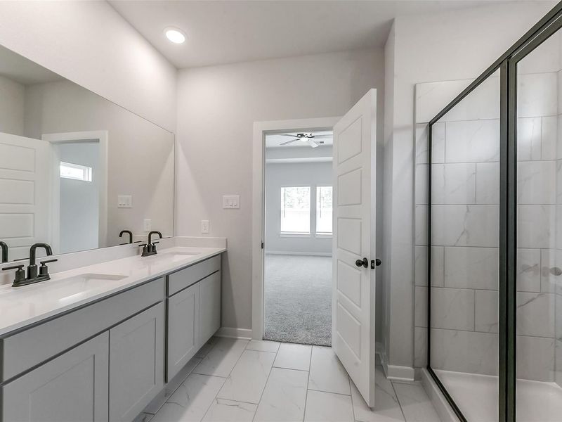 Furnished interior view inside a new home in Sundance Cove, Crosby (Image 12).