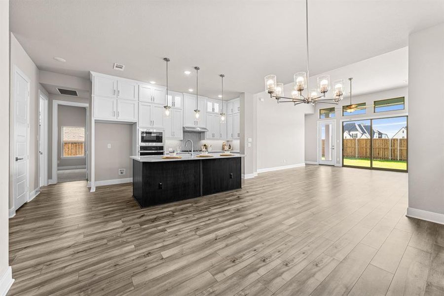 Furnished interior view inside a new home in Sandbrock Ranch, Aubrey (Image 5).