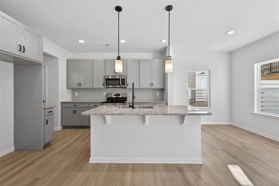 Furnished interior view inside a new home in Sanders Park, Austell (Image 5).