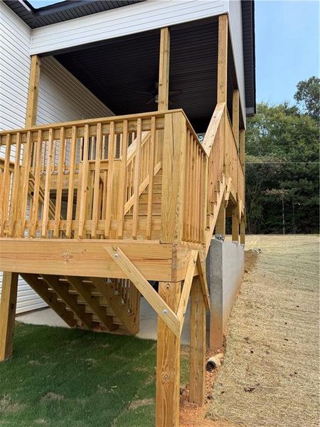 Exterior details and patio area of a home in , Calhoun (Image 11).