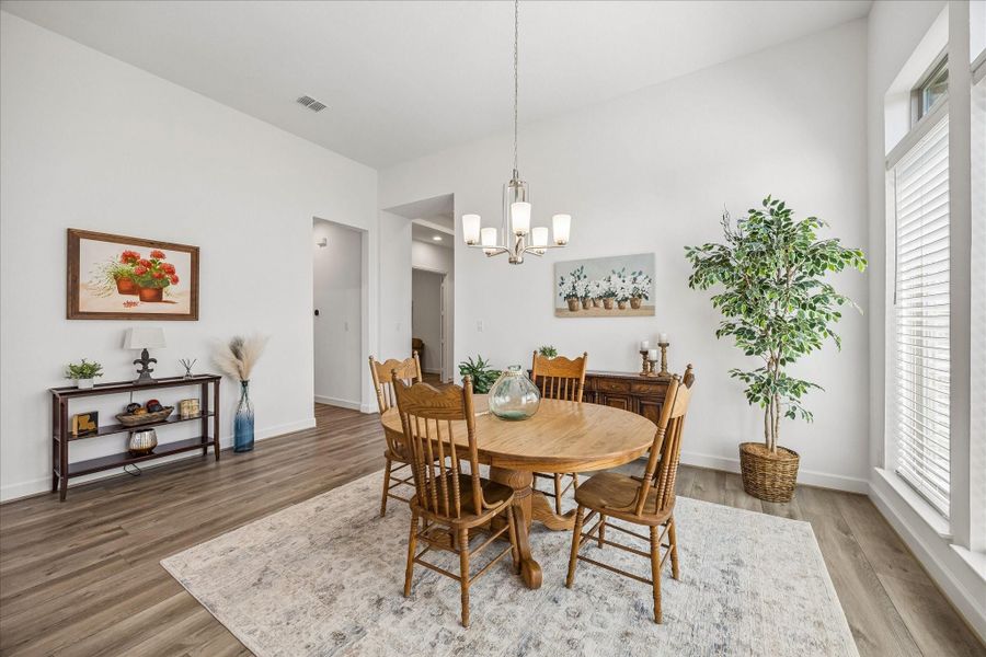 Another view of formal dining area