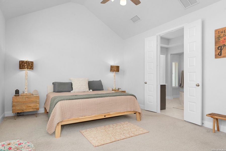 Furnished interior view inside a new home in Meadows of Mill Creek, Seguin (Image 39).