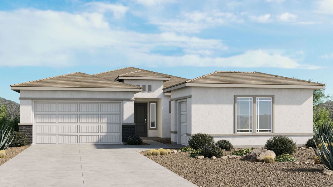 Representative exterior photo of a completed home built from the Estrella by Taylor Morrison in Ladera Trails, Peoria, AZ (Image 3).