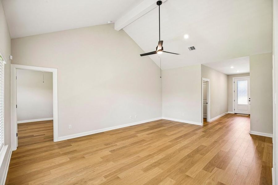 Spacious, unfurnished interior of a new home in , Katy (Image 21). Spacious, unfurnished interior of a new home in , Katy (Image 21).
