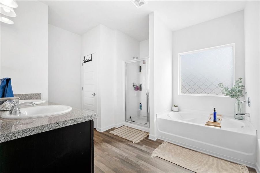 Furnished interior view inside a new home in , Adairsville (Image 22).