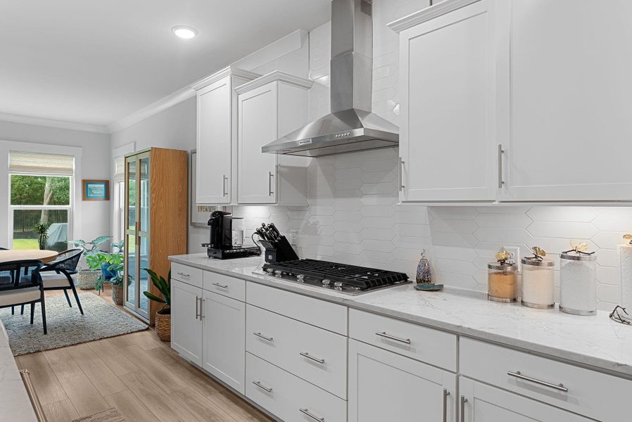 Furnished interior view inside a new home in Sea Island Preserve, Johns Island (Image 42).