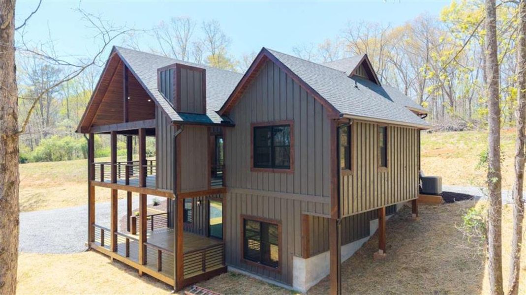 Front exterior of a new home in , Mineral Bluff, GA, highlighting curb appeal (Image 22).