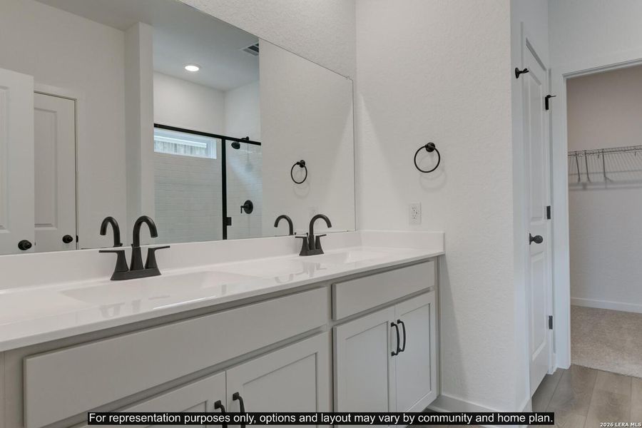 Furnished interior view inside a new home in Nopal Valley, San Antonio (Image 7).
