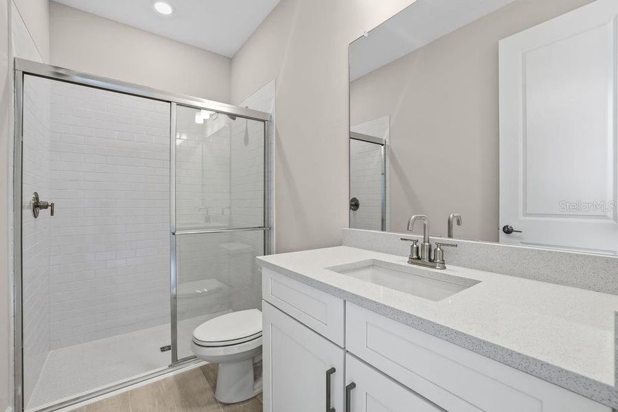 Furnished interior view inside a new home in Esplanade at Wiregrass Ranch, Wesley Chapel (Image 14).