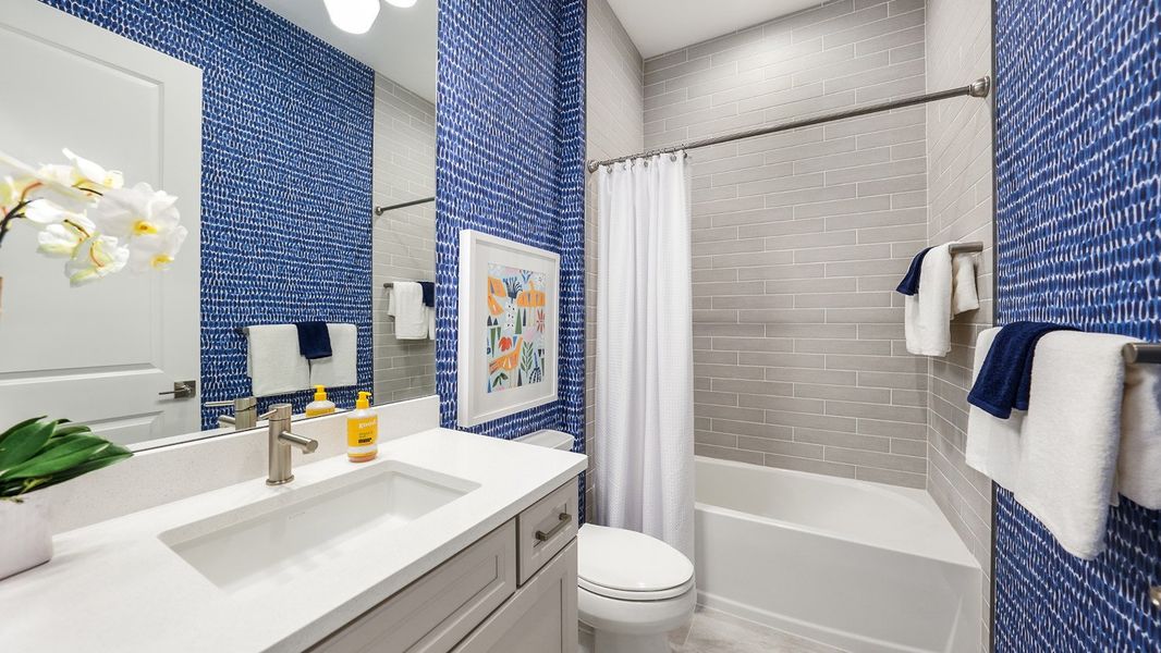 Representative furnished interior of a home built from the Captiva by Neal Communities in SkySail, Naples (Image 18).