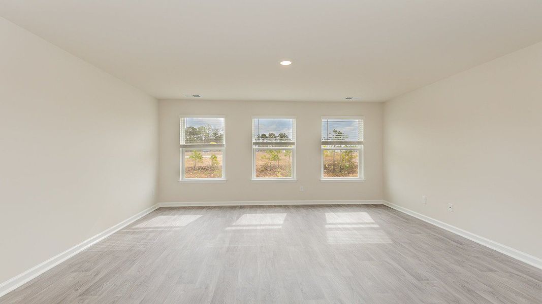 Representative unfurnished interior of a home built from the DOVER-EXPRESS by D.R. Horton in Stanbury Creek, Supply (Image 24).