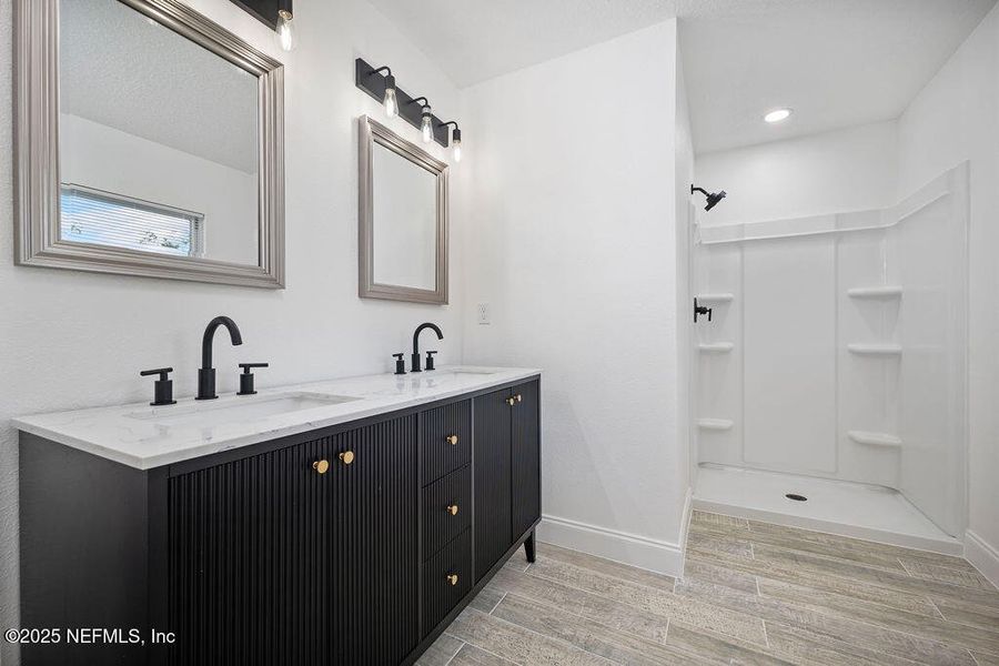 Furnished interior view inside a new home in , Jacksonville (Image 3). Furnished interior view inside a new home in , Jacksonville (Image 3).