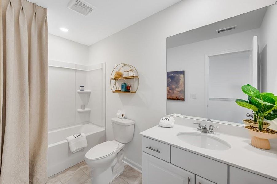Furnished interior view inside a new home in Windance Lake, Loganville (Image 9).