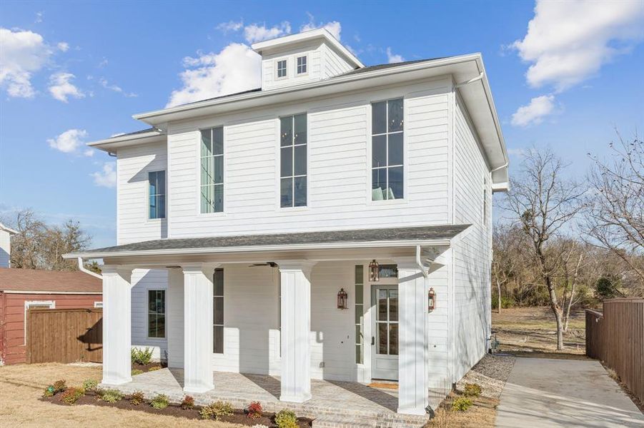Exterior details and patio area of a home in , Rockwall (Image 22).
