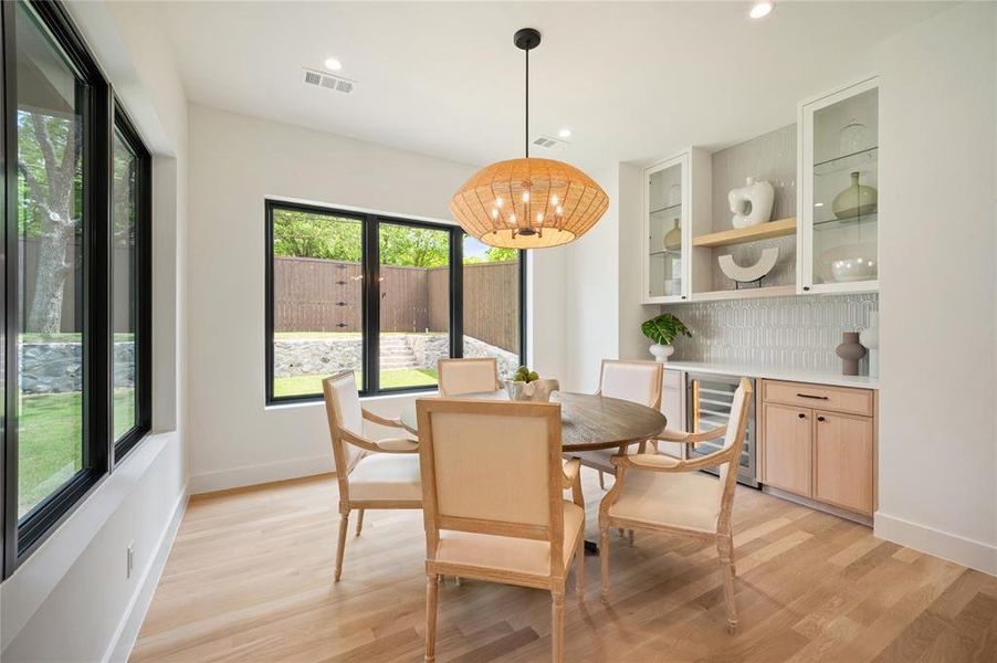 Furnished interior view inside a new home in , Dallas (Image 29).