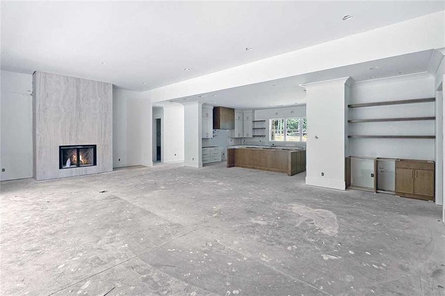 In-progress construction of a new home in , Woodstock, GA (Image 8).