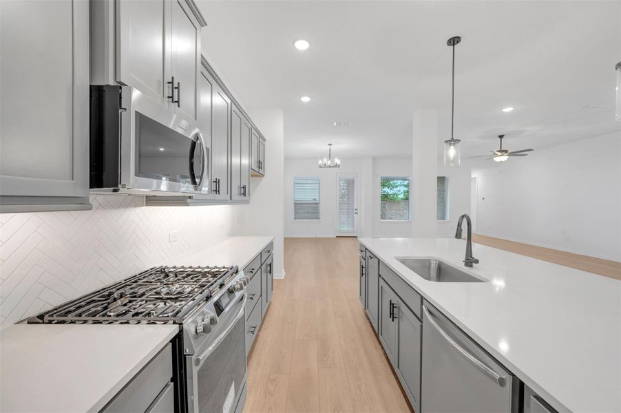 Furnished interior view inside a new home in Oakwood Estates, Waller (Image 15).