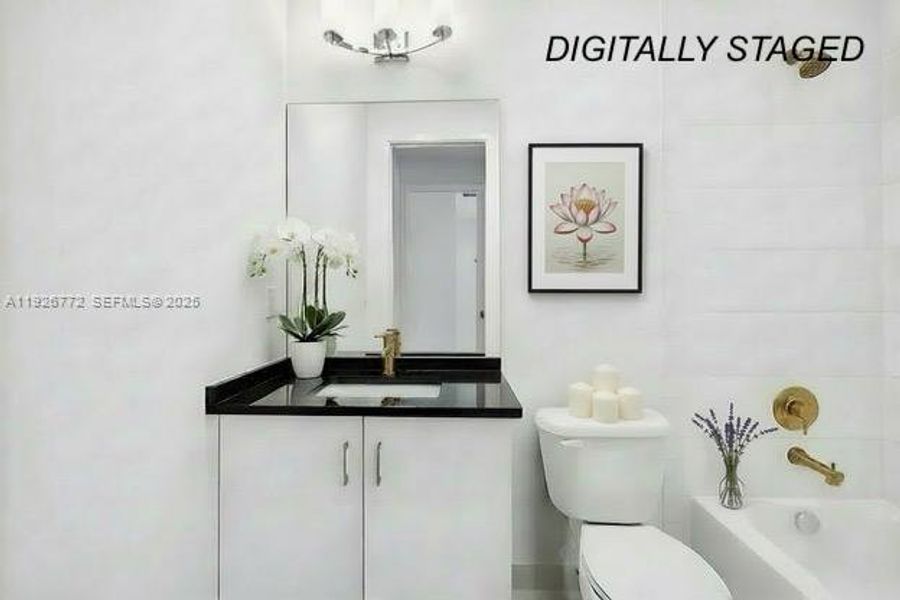 Furnished interior view inside a new home in Lotus Edge, Boca Raton (Image 6). Furnished interior view inside a new home in Lotus Edge, Boca Raton (Image 6).