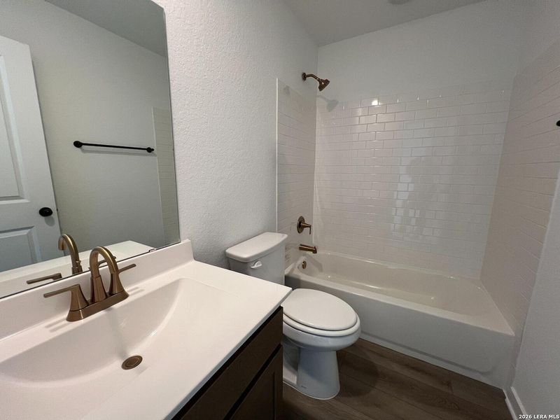 Furnished interior view inside a new home in Nopal Valley, San Antonio (Image 13).