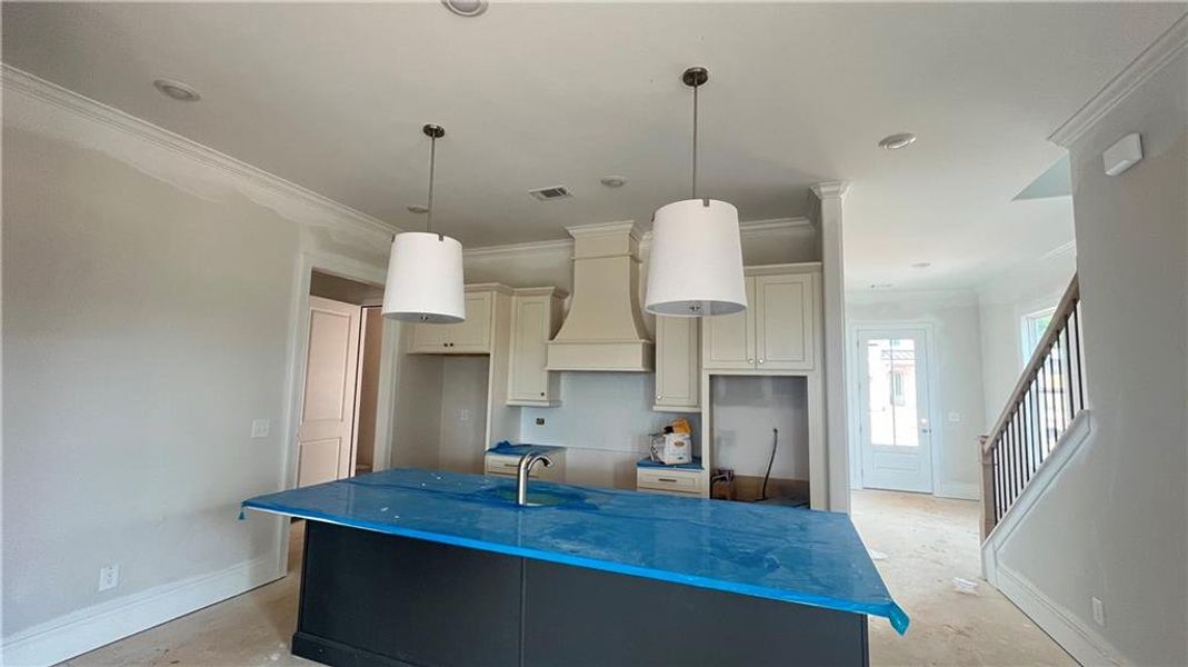 In-progress construction of a new home in , Canton, GA (Image 25).