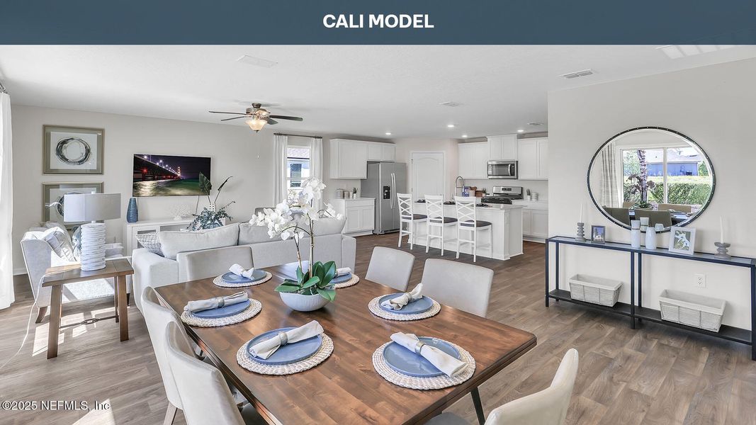 Furnished interior view inside a new home in The Arbors, Jacksonville (Image 10).