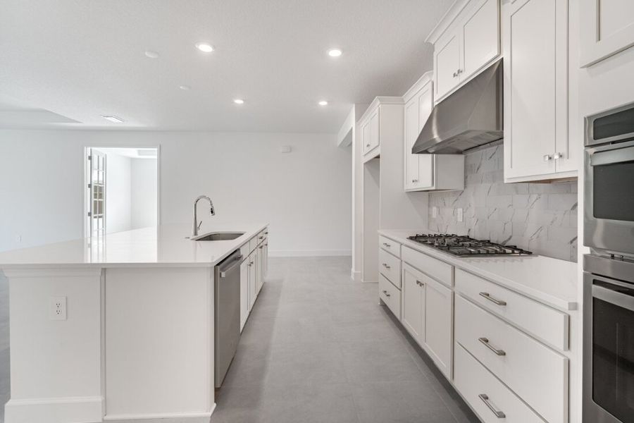 Representative furnished interior of a home built from the Saint Clair by Taylor Morrison in Harvest at Ovation, Winter Garden (Image 4).